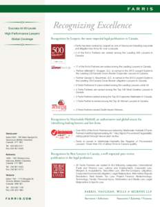 Success At All Levels  Recognizing Excellence High Performance Lawyers Global Coverage
