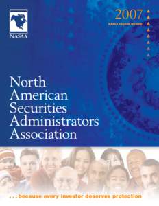 2007 NASAA YEAR IN REVIEW North American Securities