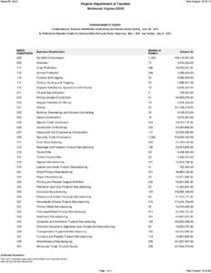 Food industry / Tax / Business / Retail / Money / Standard Industrial Classification / North American Industry Classification System / Value added tax / Sales tax