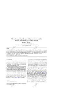 Journal of Ethnopharmacology[removed]–288  The entheomycological origin of Egyptian crowns and the