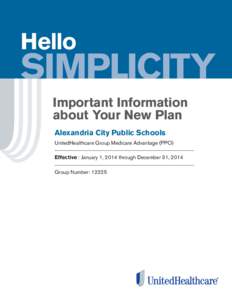 Hello  SIMPLICITY Important Information about Your New Plan 