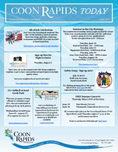 APIDS TODAY  COON A monthly electronic newsletter  4th of July Celebration