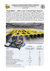 Distributed computing architecture / Server hardware / Parallel computing / IBM General Parallel File System / InfiniBand / IBM System x / Storage area network / SuperMUC / Yellowstone Supercomputer / Computing / Supercomputers / Concurrent computing