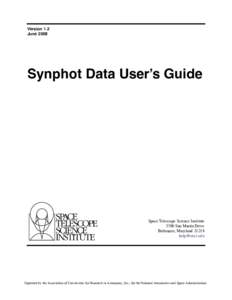 Version 1.2 June 2008 Synphot Data User’s Guide  Space Telescope Science Institute