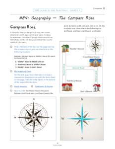 Completed   The Good & the Beautiful - Grade 3 #84: Geography — The Compass Rose Compass Rose