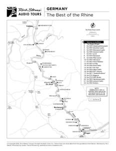 Rheinsteig / Sankt Goar / Bacharach / Burg Sooneck / Boppard / Oberwesel / Lahneck Castle / Braubach / Rick Steves / States of Germany / Geography of Germany / Germany