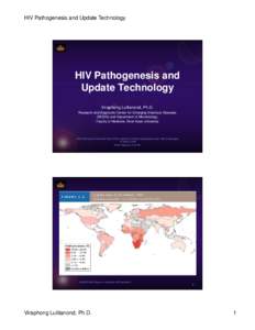 Microsoft PowerPoint - HIV Pathogenesis and Update Technology.ppt [Compatibility Mode]