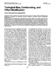 International Journal of Epidemiology © International Epidemiological Association 1989 Vol. 18, No. 1 Printed in Great Britain