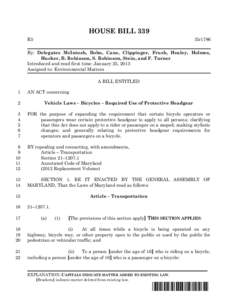 2013 Regular Session  - House Bill 339 First Reader