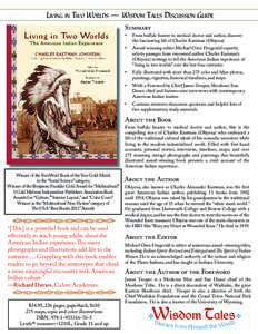 Discussion Guide for “Living in Two Worlds” by Charles Eastman (Ohiyesa)