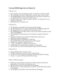 Microcontrollers / OOPic / Cross-platform software / D / Pointer / C / Property / Software engineering / Computing / Computer programming