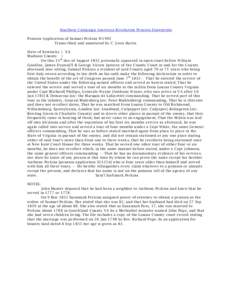 Southern Campaign American Revolution Pension Statements Pension Application of Samuel Perkins W1992 Transcribed and annotated by C. Leon Harris State of Kentucky } S.S. M adison County } On this 13 th day of August 1832