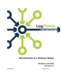 NerveCenter 6.1 Release Notes Windows and UNIX Version 6.1 AprilNCRN61-00-01