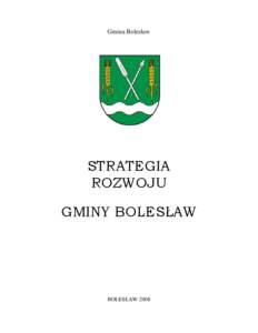 Gmina Bolesław  STRATEGIA