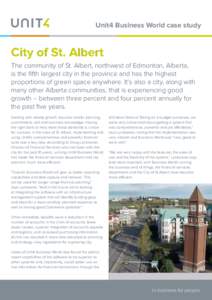 City of St. Albert Case Study