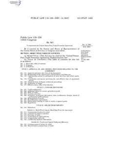 PUBLIC LAW 110–138—DEC. 14, [removed]STAT[removed]Public Law 110–138 110th Congress