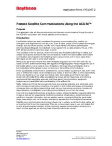 Microsoft Word - AN2307-1 Remote Satellite Communications using ACU-M.doc