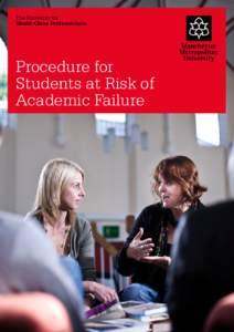 The University for World-Class Professionals Procedure for Students at Risk of Academic Failure