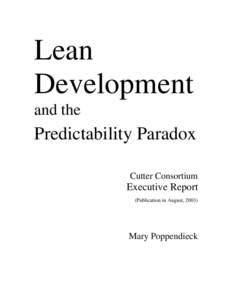 Microsoft Word - Predictability Paradox.doc