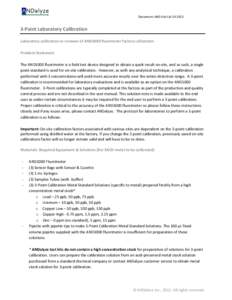 Microsoft Word - 3-Point Calibration Solution Note