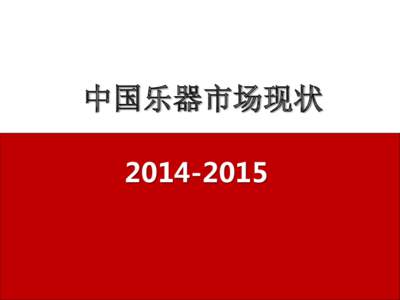 中国乐器市场现状  市场规模及企业分类  2009年