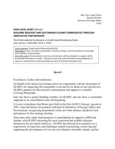 United Nations Department of Economic and Social Affairs / American Samoa / Expo / United Nations / Food and Agriculture Organization / United Nations Development Group