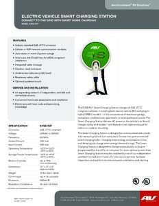AeroVironment™ EV Solutions™  Electric Vehicle Smart Charging Station Connect to the grid with smart home charging Model EVSE-RS +