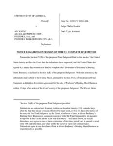 UNITED STATES OF AMERICA, Plaintiff, v. Case No. 1:030 CV[removed]GK Judge Gladys Kessler