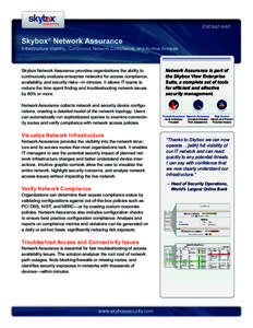 Fortinet / Check Point / Cisco IOS / Cisco PIX / Deep configuration assessment / HP Network Management Center / Computer network security / Computing / Network security