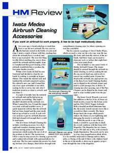 HM Review Keith Pruitt Iwata Medea Airbrush Cleaning Accessories