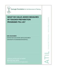 Value-added modeling / Teacher education / Teach For America / Teacher / Education in the United States / Certified teacher / Class-size reduction / Merit pay / Education / Teaching / Education reform