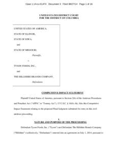 Case 1:14-cv[removed]Document 3 Filed[removed]Page 1 of 16  UNITED STATES DISTRICT COURT FOR THE DISTRICT OF COLUMBIA  UNITED STATES OF AMERICA,