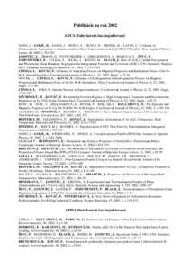 Microsoft Word - publikacie2002.doc