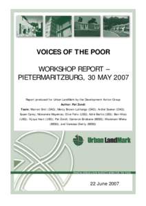 Land reform / Human geography / Socioeconomics / Economics / Public housing / Urban decay / Township