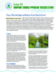 Indiana’s Lower Clifty Creek, Section 319 Success Story