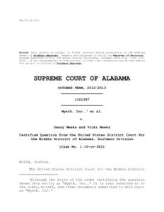 REL:[removed]Notice: This opinion is subject to formal revision before publication in the advance sheets of Southern Reporter. Readers are requested to notify the Reporter of Decisions, Alabama Appellate Courts, 300 D