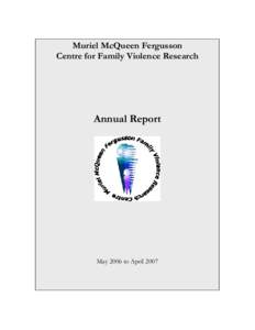 Annual Report – May 1st[removed]April 30th 2005