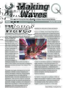Making Waves Journal of the Turning the Tide programme of Quaker Peace & Social Witness  Issue 26