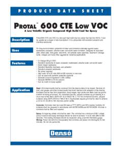 Protal 600 CTE Low VOC.indd