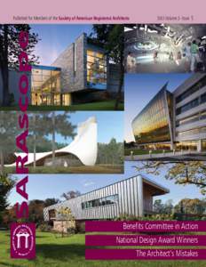 2013 Volume 2- Issue 5  SARAscope Published for Members of the Society of American Registered Architects