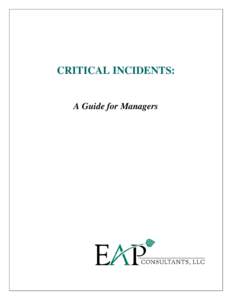 Manager’s Guide to Critical Incident