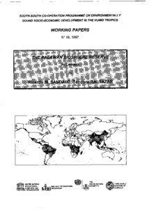 The Palawan Biosphere Reserve: Philippines; South-South Cooperation Programme on Environmentally Sound Socio-economic Development in the Humid Tropics: working papers; Vol.:19; 1997