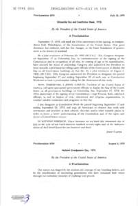 92 STAT[removed]PROCLAMATION 4579—JULY 19, 1978 Proclamation 4579
