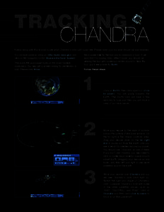 Tracking  Chandra Follow along with this tutorial to see what Chandra’s orbit path looks like. Please note, your browser should be java-enabled. In a browser window, bring up: http://eyes.nasa.gov/ and