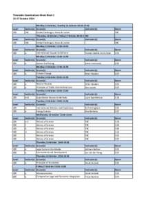 Timetable Examinations Block 1.xlsx