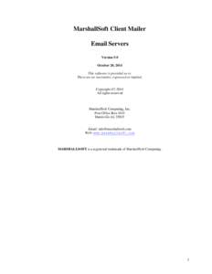 Microsoft Word - mcm_servers.doc