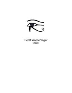Scott Wollschleger 2008 for the Beaten Path Percussion Duo