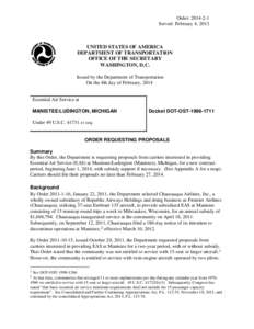 Transportation in North America / Northwest Alabama Regional Airport / Pelican Seaplane Base / Essential Air Service / Tourism in the United States / Transportation in the United States