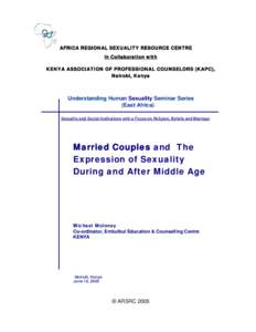 Married Couples and The Expression of Sexuality During and After Middle Age