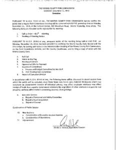 MORRIS COUNTY PARK COMMISSION Meeting Date: December 15, 2014 BE IT HEREBY RESOLVED that the bills shown on the Summary below and appended pages were authorized for payment by resolution at a meeting of the Morris